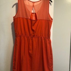 Coral Dress by Mark with back triangle cutout